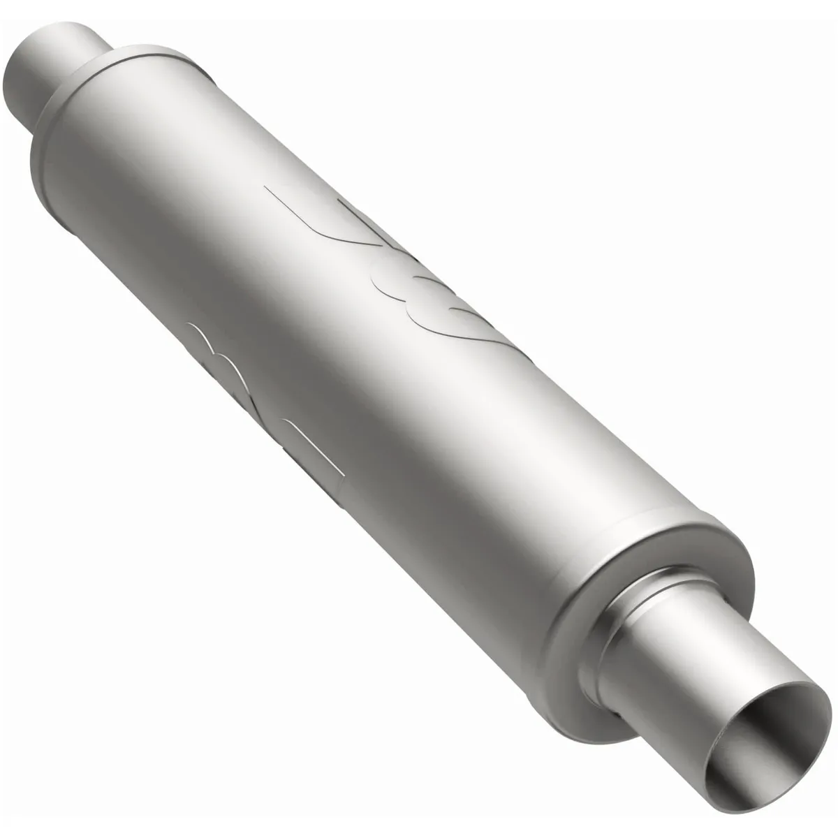 MagnaFlow 4in. Round Straight-Through Performance Exhaust Muffler 10425 product image