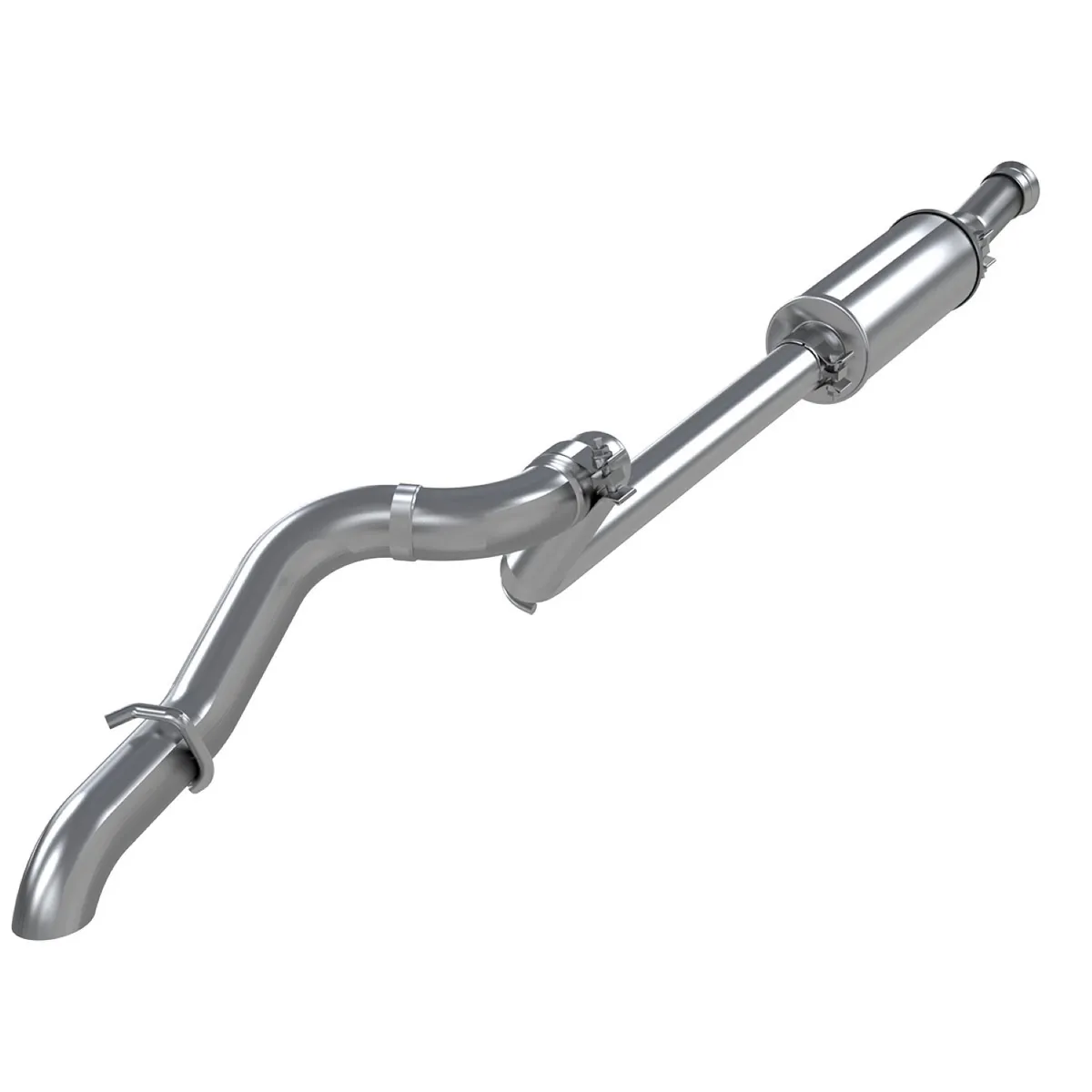 Jeep Cat Back Exhaust System Single Rear Exit Armor Lite Series For 18-Up Wrangler JL 2/4 Door 2.0L, 3.6L MBRP product image