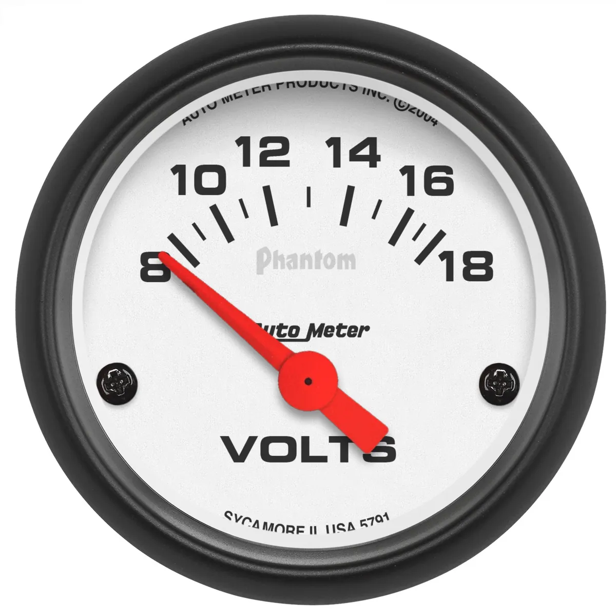 Gauge, Voltmeter, 2 1/16", 18V, Elec, Phantom product image