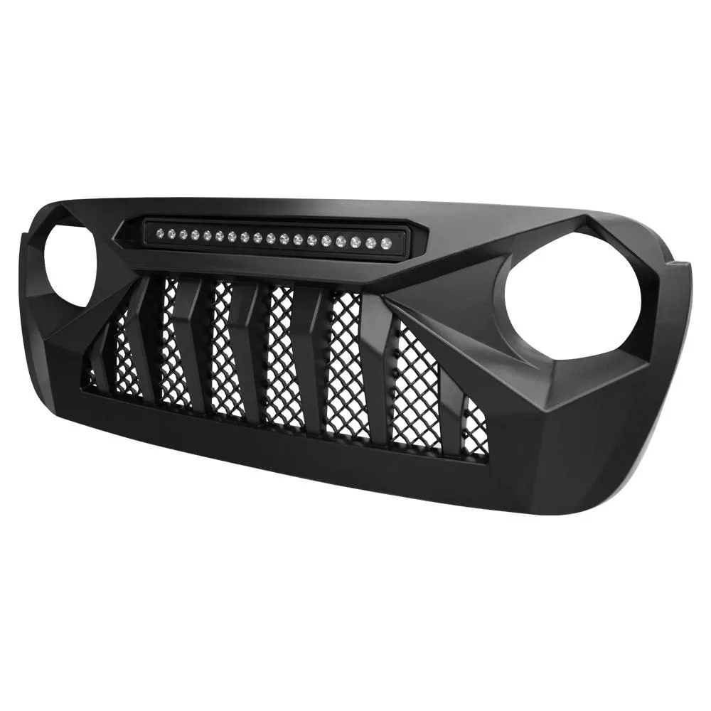 Demon Grille W/ LED Off-Road Lights For 18+ Wrangler JL & Gladiator JT W/O TrailCam product image