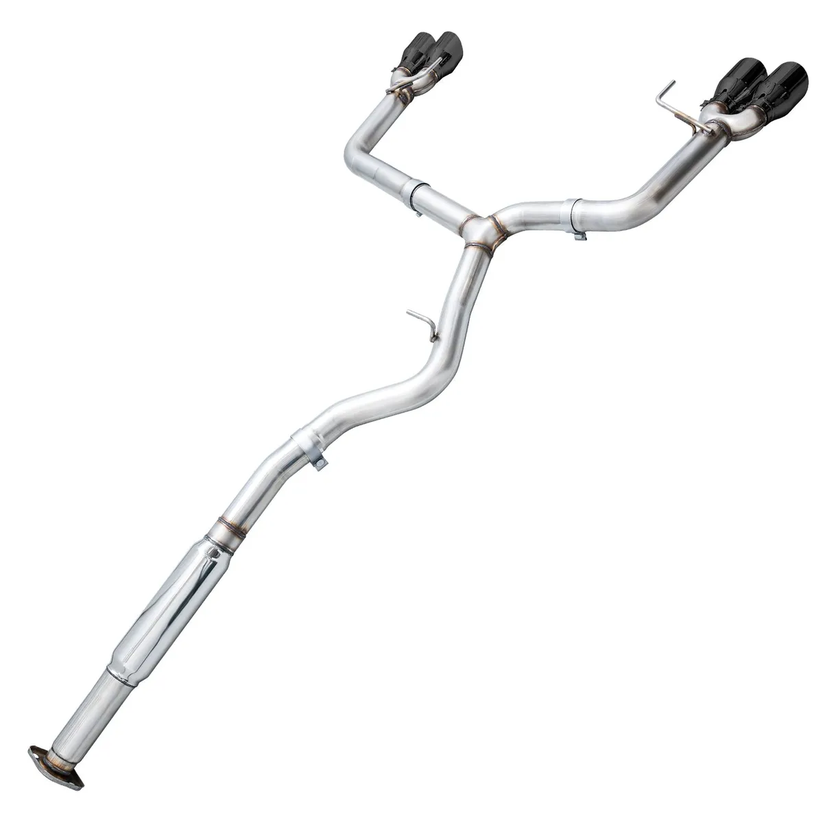 Awe Touring Edition Exhaust For va Sti / gv Wrx / gv Sti Sedan - Chrome Silver Quad Tips (102mm) product image