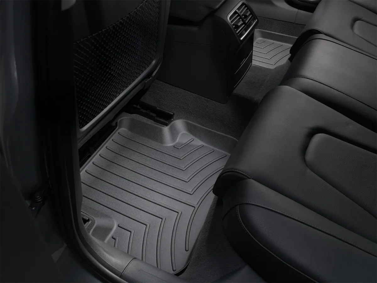 Weathertech 2009 + Audi A4/S4/RS4 Black Rear FloorLiner