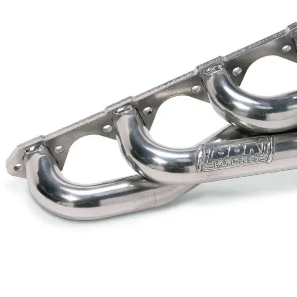 Ford Mustang 5.0L 1-5/8 Shorty Exhaust Headers Polished Silver Ceramic 86-93 product image