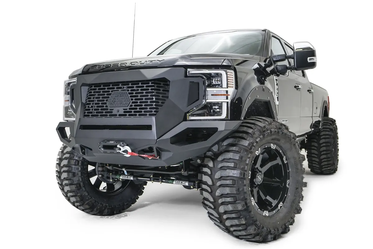 05-07 F250 F350 Fab Fours Premium Winch-Ready Front Bumper product image