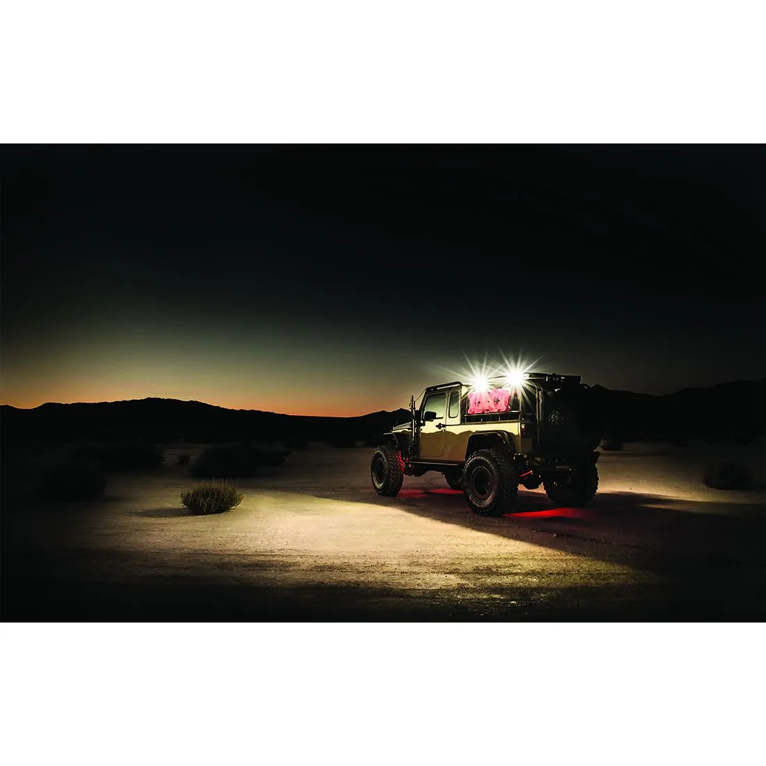 1x2 65 Degree DC Power Scene Light White Housing RIGID Industries product image