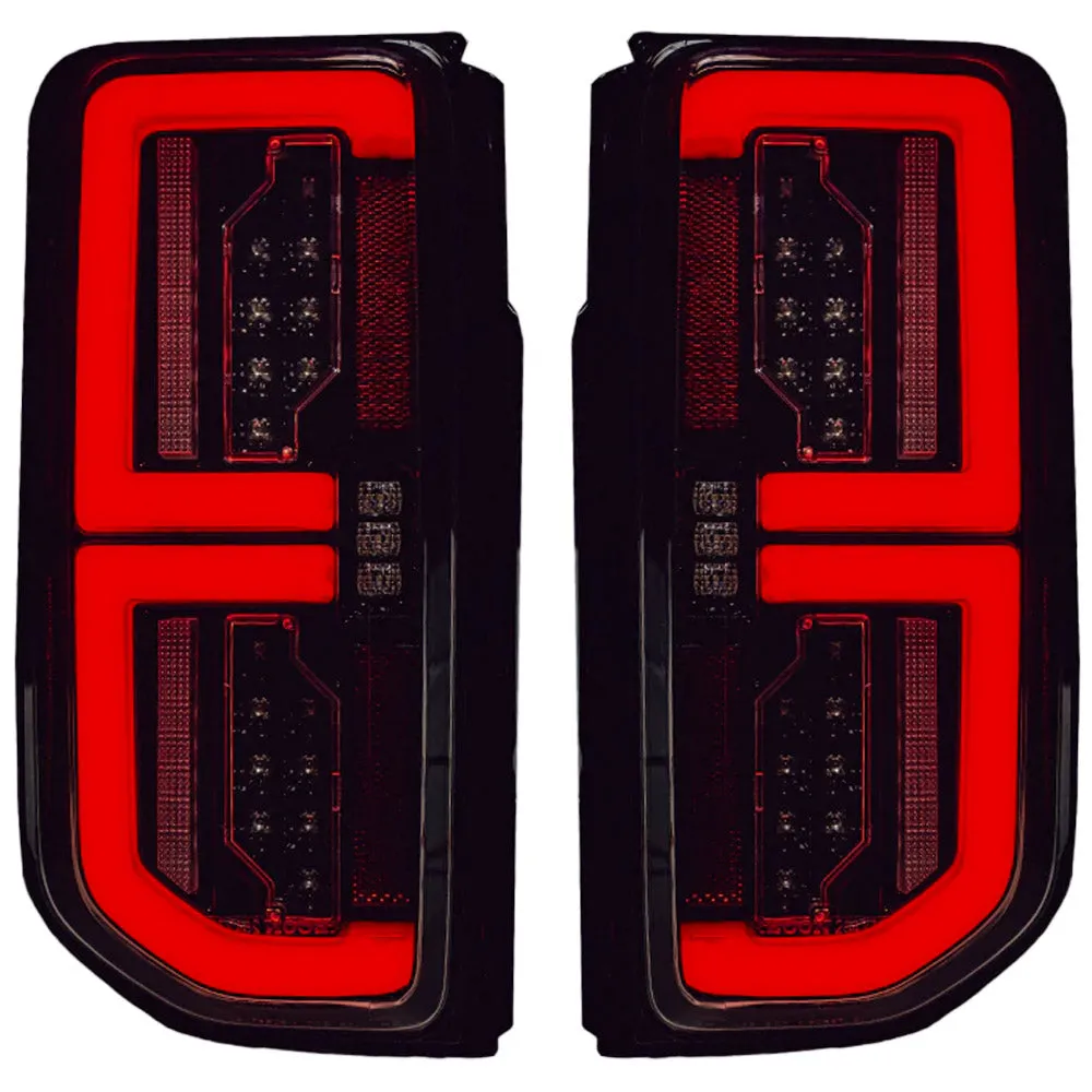 Ford 21-25 Bronco Tail Lights High-Powered Oled Bar Style Running & LED Brake Lights, Includes Oled Startup Sequence - Multiple Options product image
