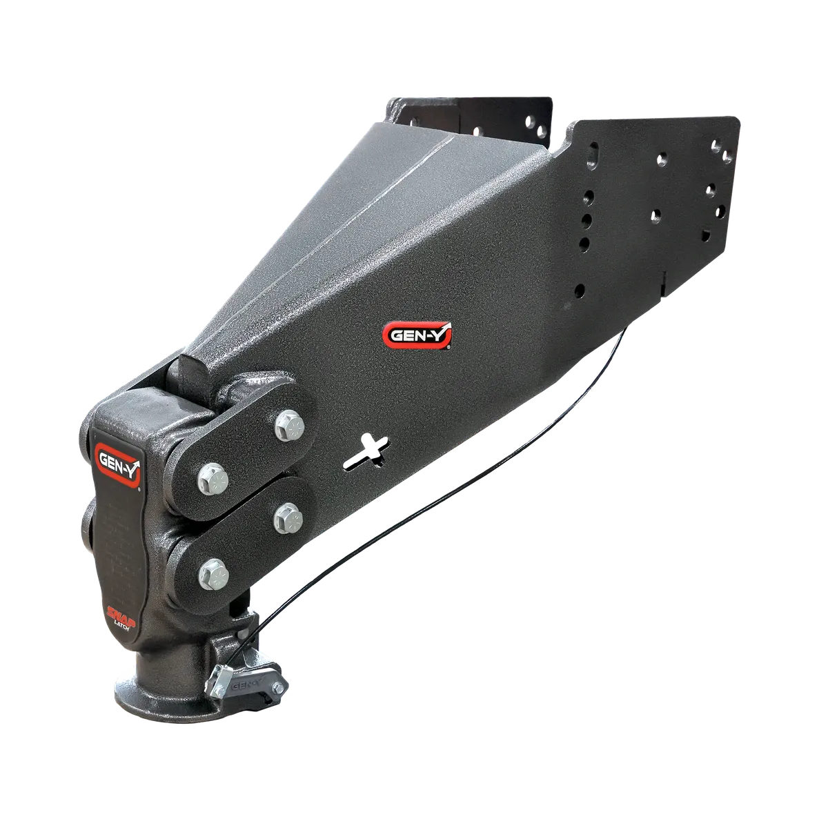 GEN-Y Executive Torsion Flex 5th Wheel Auto Latch 5th Wheel Pin Box Replacement w/ Gooseneck Coupler – 4.5k Pin Weight product image