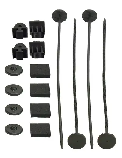 Derale Derale 16744 Electric Fan Mounting Kit, Plastic Rods, Clips and Mounting Feet