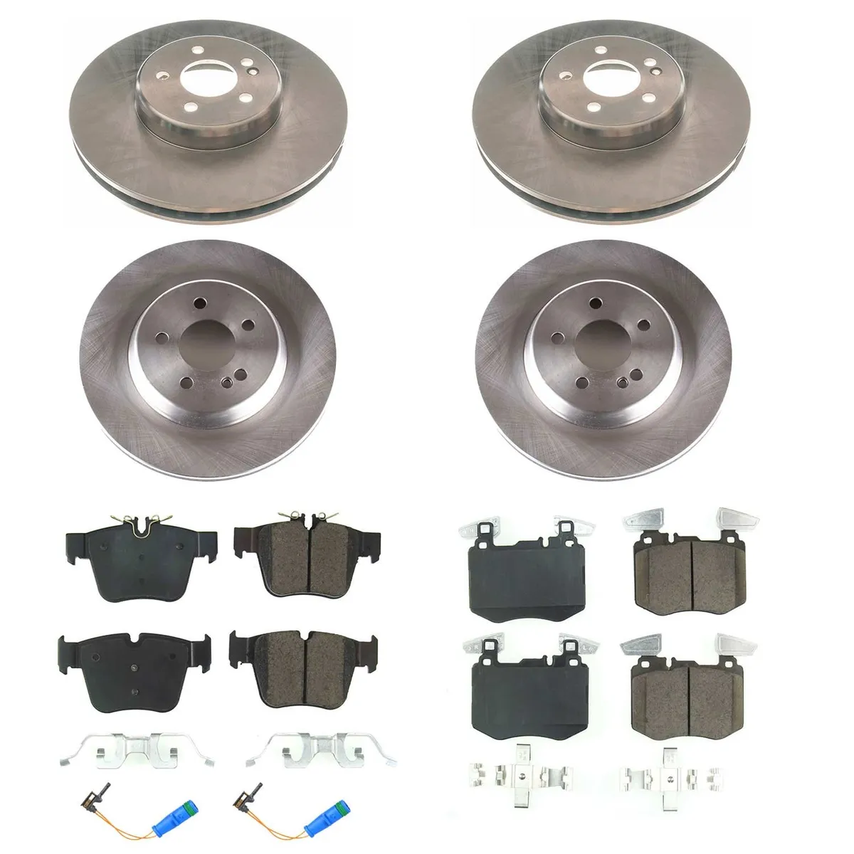 Z17 Direct Replacement Kit: Rotors; Ceramic Pads W/Hardware; Pad Sensors product image
