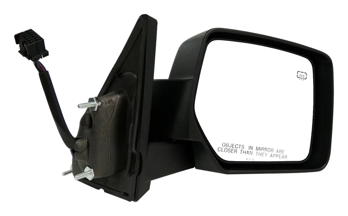 Crown Automotive Jeep Replacement 5155462AG Right Power, Heated, Manual Folding Mirror for 2007-15 Jeep MK Patriot, Black product image