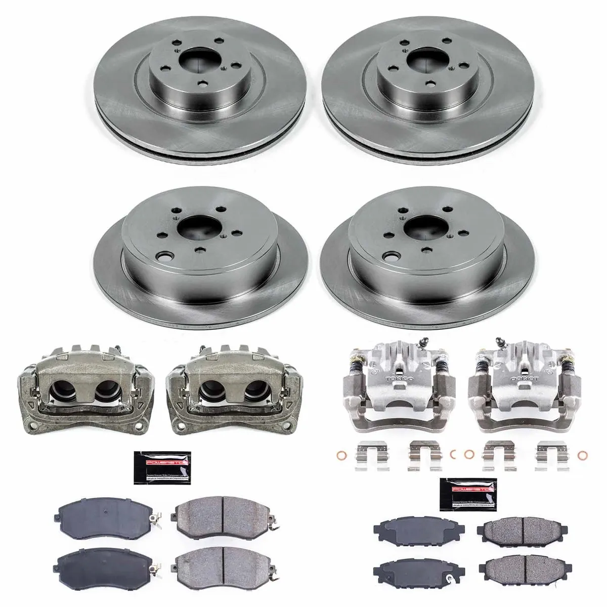 Z17 Direct Replacement Kit: Rotors; Ceramic Pads; Calipers product image