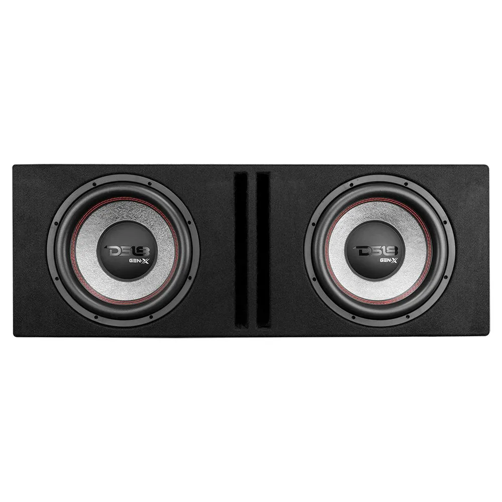 "Dual 12"" Loaded Subwoofer Ported Enclosure With GEN-X124D 900 Watts Rms" product image