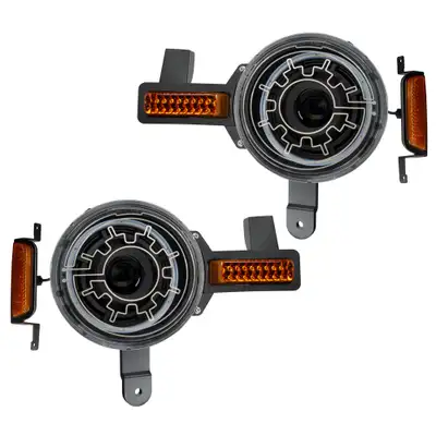 Oracle Lighting Oracle Bi-LED Projector Headlights for 2021 Ford Bronco - Heated Lens - 6000K / White LED - 5886-111
