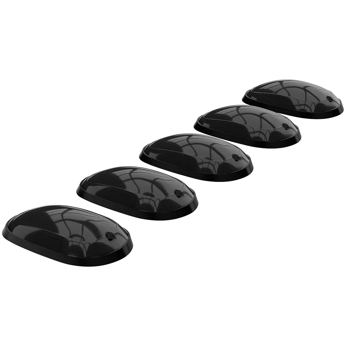 Dodge 03-19 Heavy-Duty 2500 and 3500 5-Piece Set Clear Cab Roof Light Kit with White and Amber Strobe LEDs and White o product image