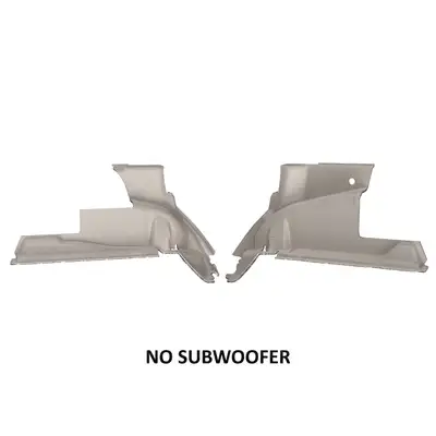 Armorlite 2024-Current Jlu 4DR Wheelhouse Covers With Subwoofer Mesa Smoke
