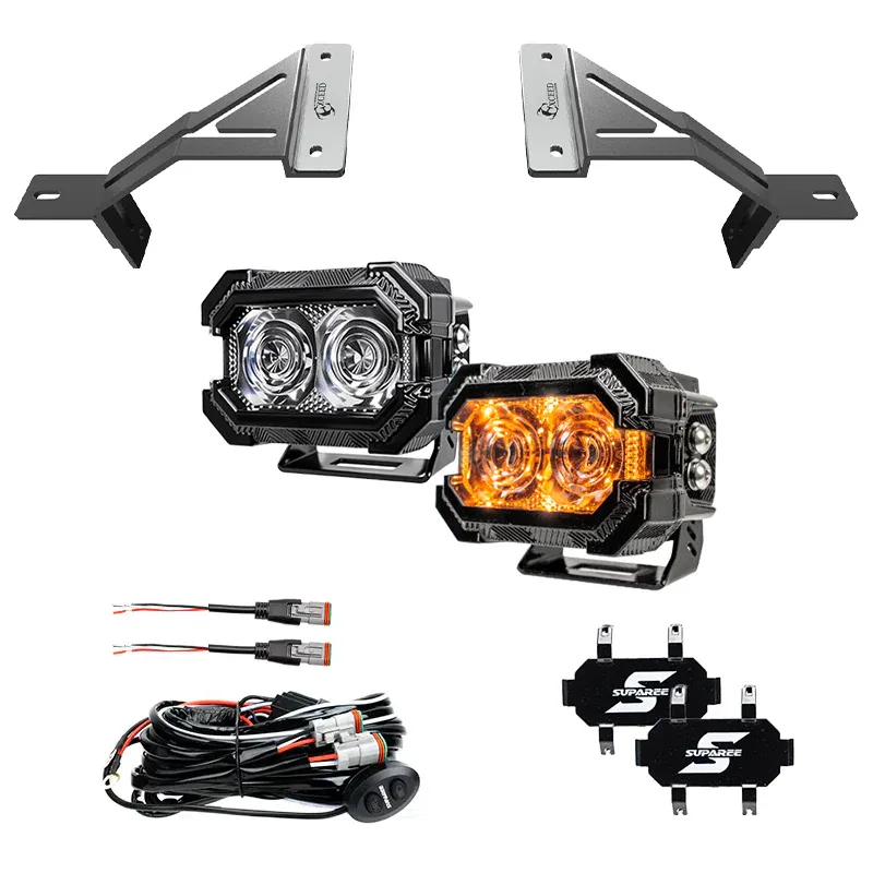 "Recon2 3"" LED Pods with Amber DRL Spot and Wide Beam" product image