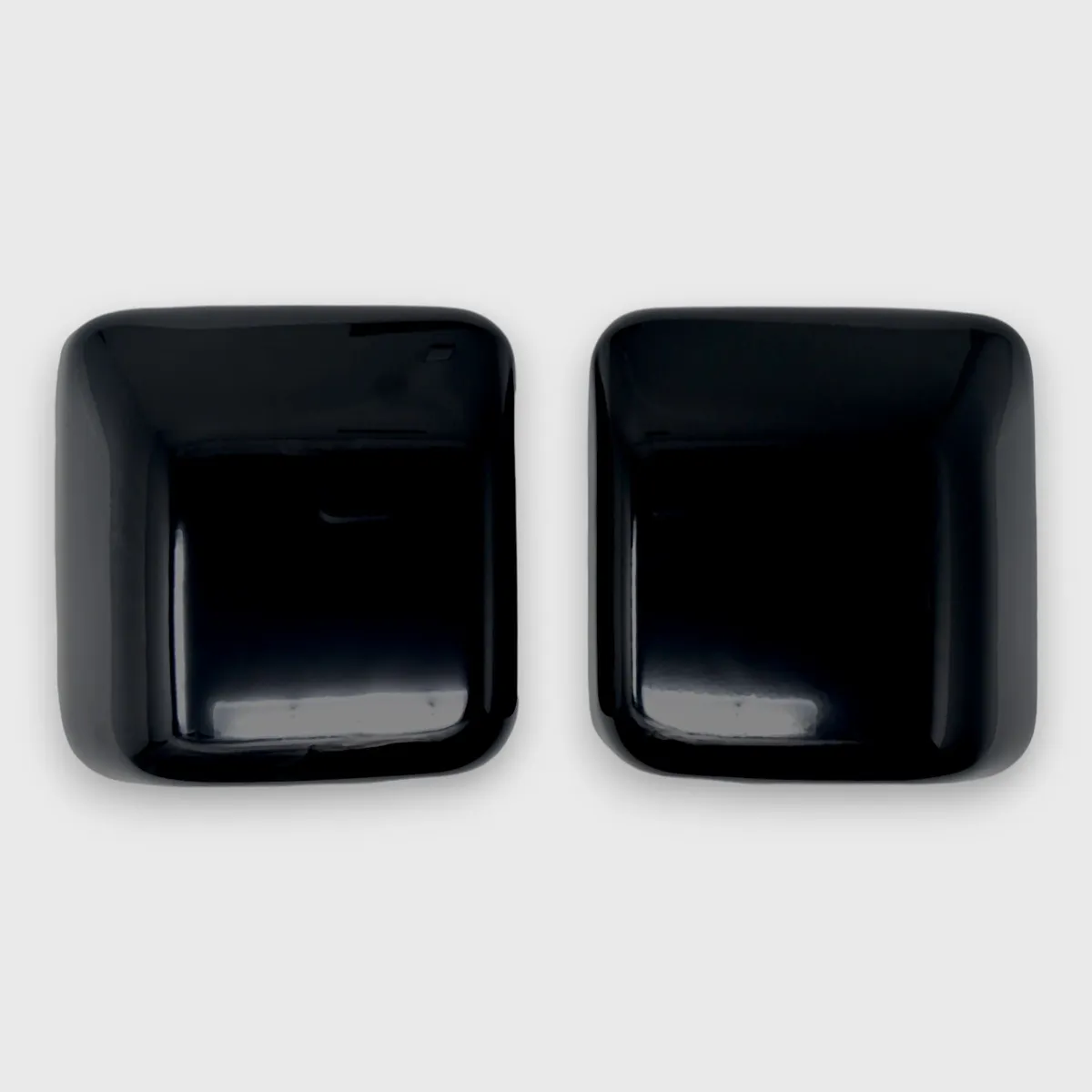 Chrome Delete Gloss Black Mirror Cover No Turn Signal Full - MC6296BLK product image