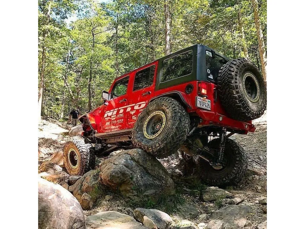 Jeep Wrangler King Coilover Conversion Kit. Front Bolt on (Black) For Jk/Jku 2 Door & 4 Door 2007-2018 product image
