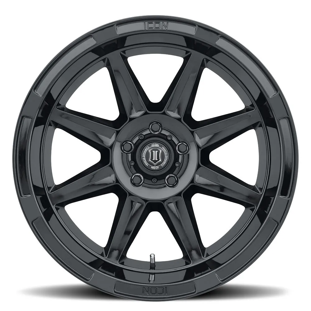 ICON Alloys Bandit, Gloss Black, 20 x 10 / 6 x 135, -24mm Offset, 4.5" BS product image