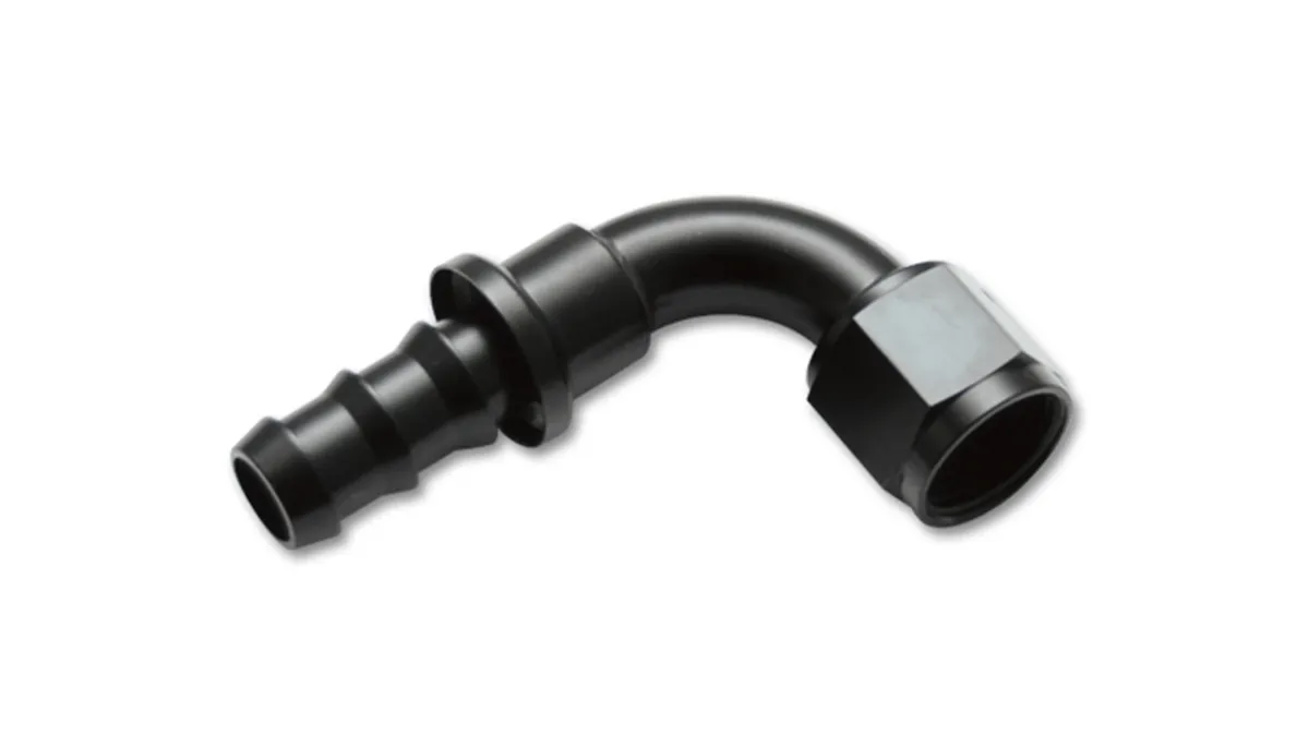 Vibrant Performance - 22906 - Push-On 90 Degree Hose End Elbow Fitting; Size: -6AN product image