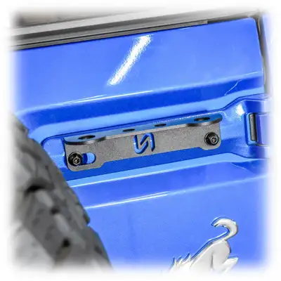 Turn Offroad 21c Bronco (Excludes Raptor) Tailgate Hinge Antenna/ Dune Flag Mount