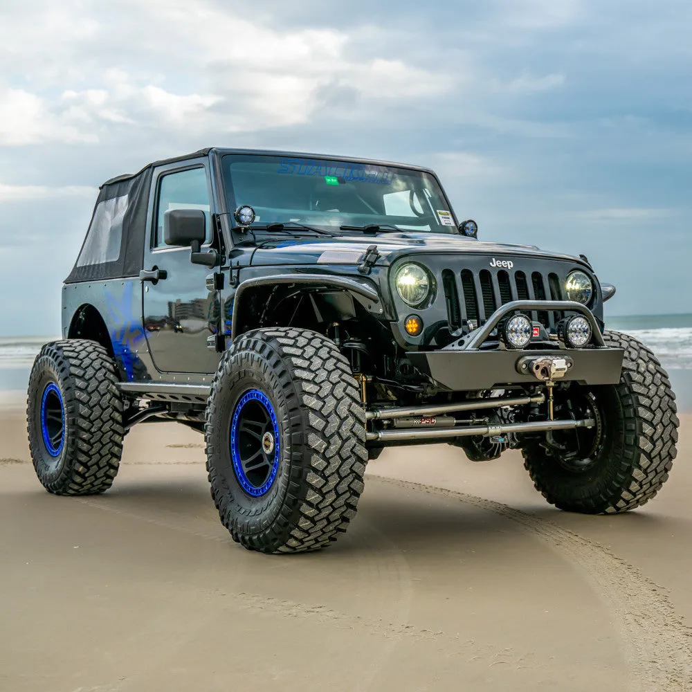 0718 Wrangler Krawler Lite Front Bumper With Hoop Raw product image