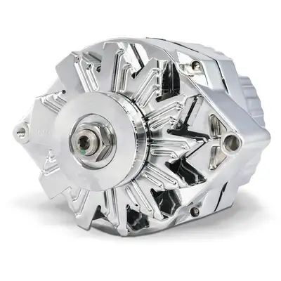 Proform Alternator 140 AMP GM 1 Wire Style Machined Pulley Chrome Finish Proform