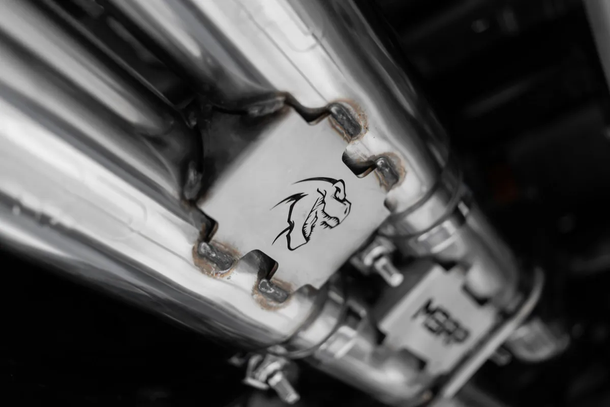 2021-24 RAM Trx T304 Stainless Steel 3 Inch Cat-Back Dual Split Rear With Carbon Fiber Tips Race Version Exhaust System Mbrp product image