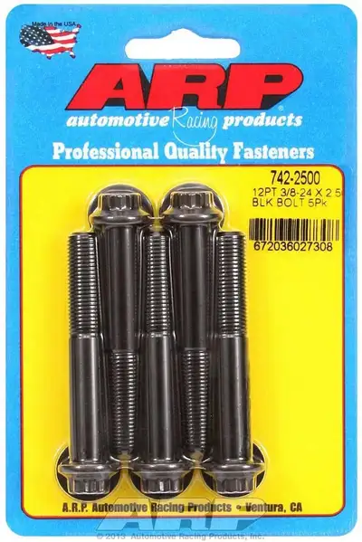ARP Auto Racing 3/824 x 2.500 12pt Black Oxide Bolts