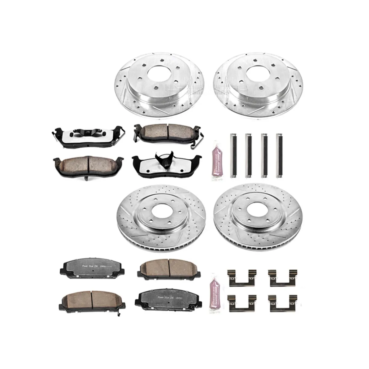 Z36 Truck/Tow Upgrade Kit: Drilled/Slotted Rotors; Carbon-Fiber Ceramic Pads W/Hardware product image
