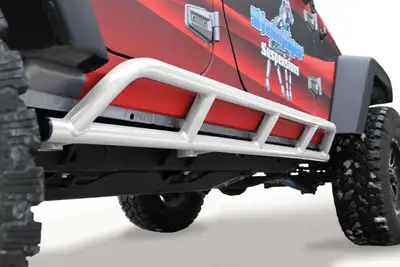 Steinjager Steinjäger Armor Wrangler JK 2007-2018 Rock Sliders 4 Door Cloud White