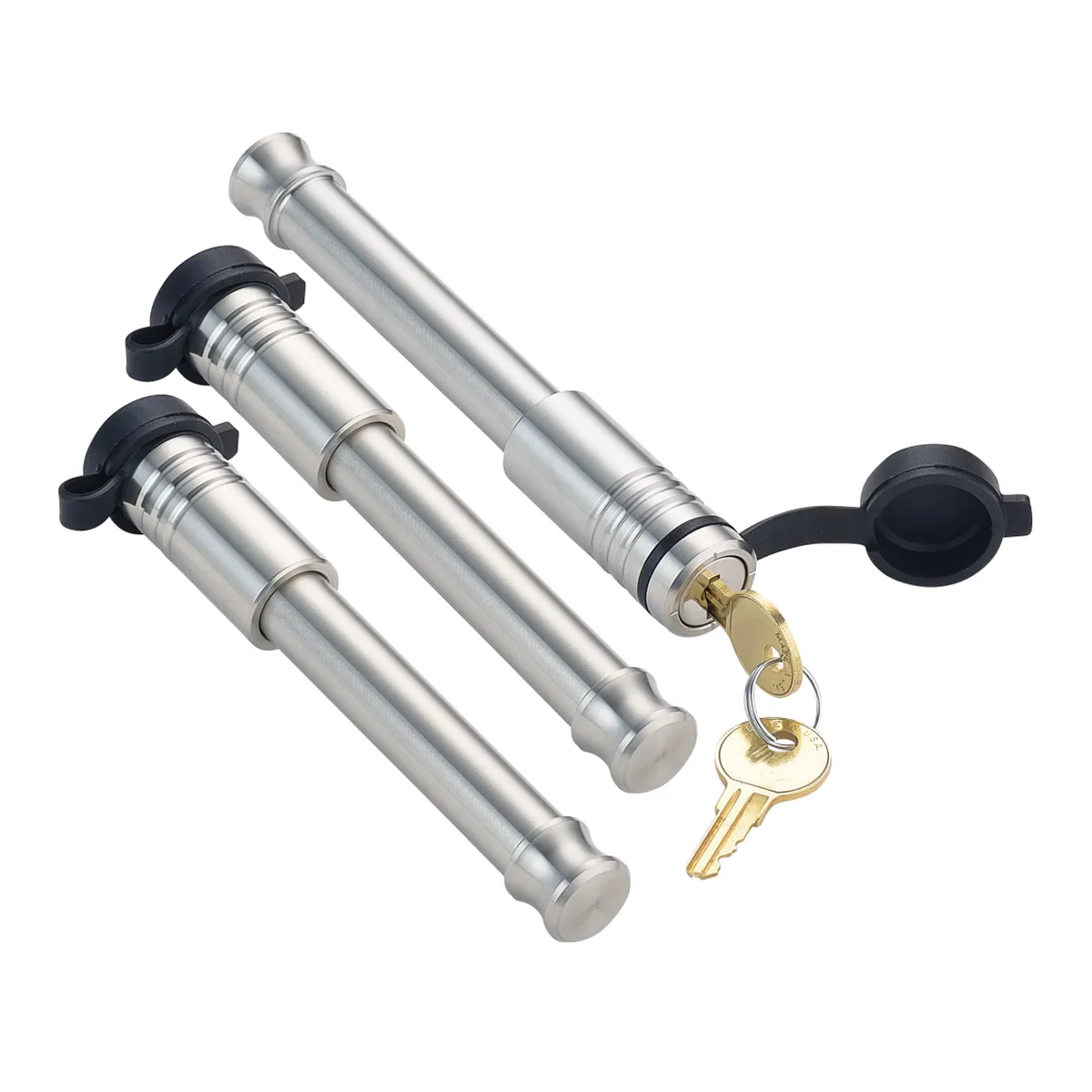 3 Pack Mixed - (2) 5/8 x 3-1/8 Span Hitch Locks (1) 5/8 x 3-1/8 Span 2.5 Receiver Lock - 6 Keys Included Fitment: Phantom 5K Phantom-X 7K 16K Mega Duty 10K 16K Boss 10K 16K Glyder 7K product image