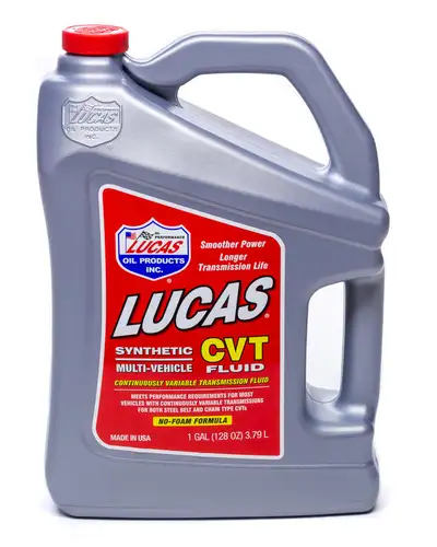 Lucas Oil Products Synthetic CVT Transmission Fluid 1 Gallon Case of 4