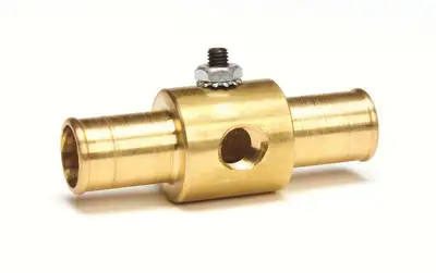 AutoMeter Autometer 2281 Fitting, Adapter, Heater Hose, 3/4, 1/8 Nptf Female, Brass