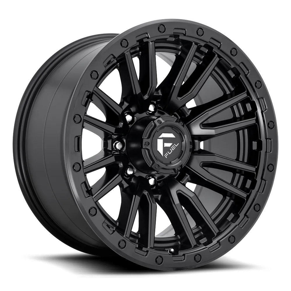 Aluminum Wheels 20X9 Rebel D679 8 On 180 Matte Black 124.3 Bore 1 Offset Fuel Off Road Wheels product image