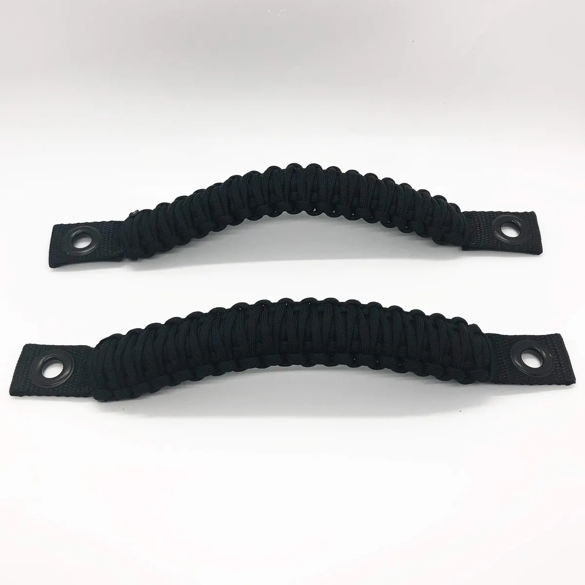 TJ Door Handles, Paracord Jeep® Grab Handles for Jeep Wrangler TJ & LJ 97-06 - Interior Door Pull Handles 550 Paracord Grab Handles w/ Grommets (PAIR) | Bartact® product image