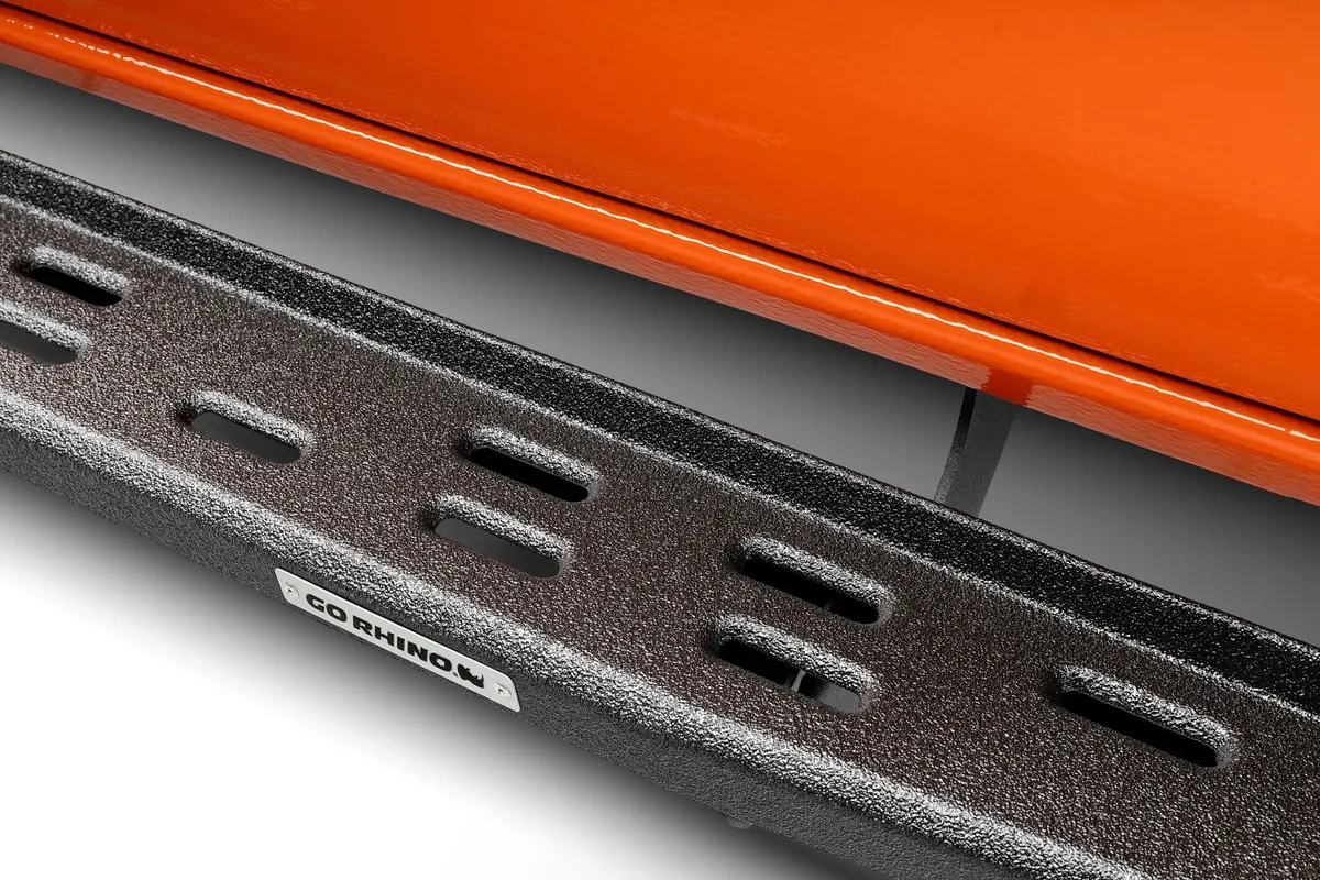 Go Rhino 69634668ST - RB30 Slim Line Running Boards W/Brackets -Bedliner Coating product image