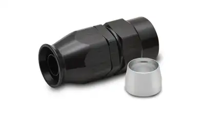 Vibrant Performance Vibrant Performance - 28008 - Straight High Flow Hose End Fitting for PTFE Lined Flex Hose, -8AN