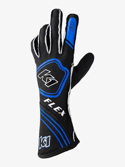K1 RaceGear Glove Flex Small White SFI / FIA