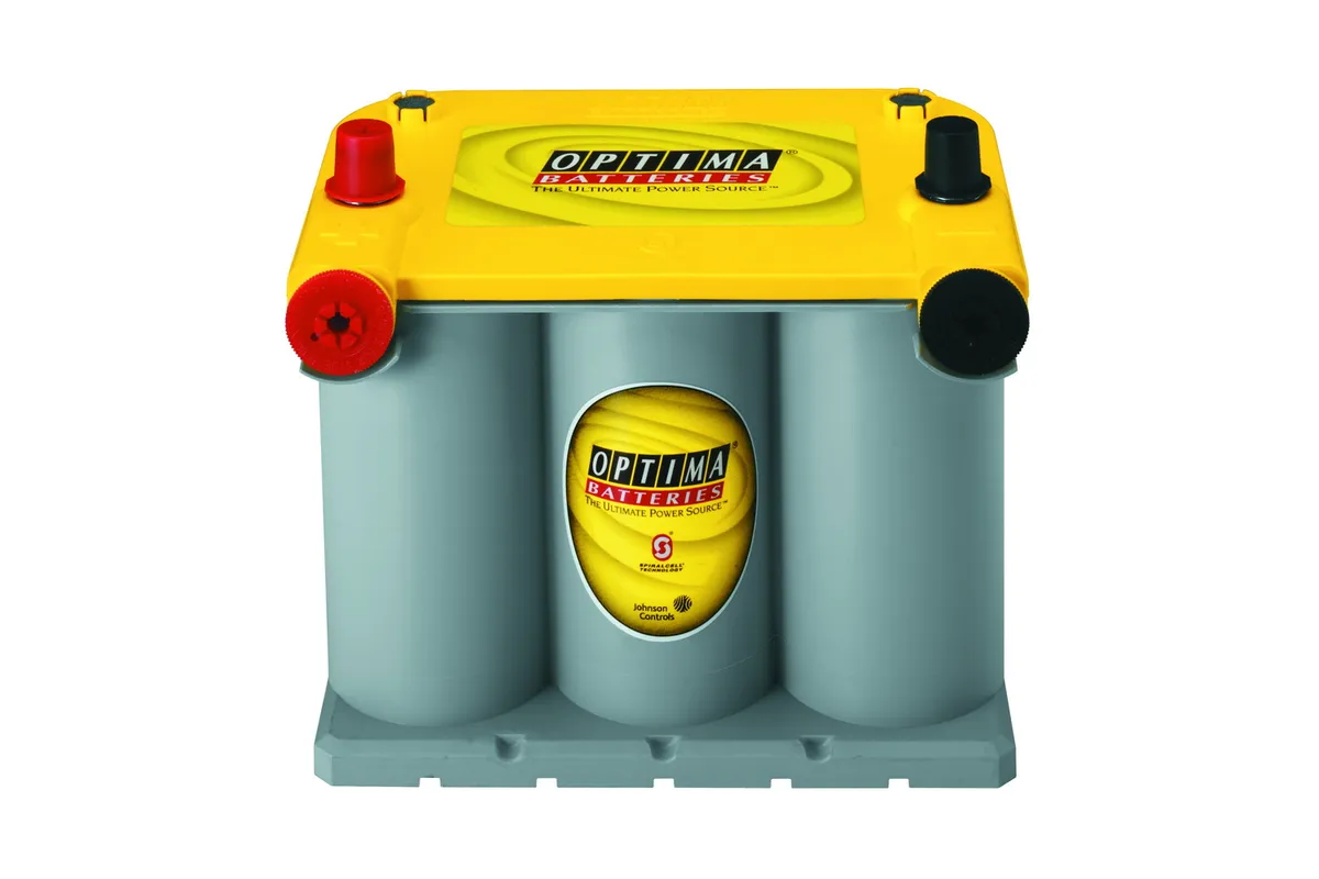 YellowTop® Deep Cycle Battery; UNBOXED; Grp. D75/25; Cold Crank Amp 620; Crank Amp 770; Reserve Cap. 100; Amp Hour 48; Dual Terminal; L-9 5/16 in.; W-6 13/16 in.; H-7 5/8 in.; product image