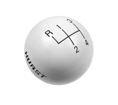 Hurst 3/8x16white-4-Speed-Ball