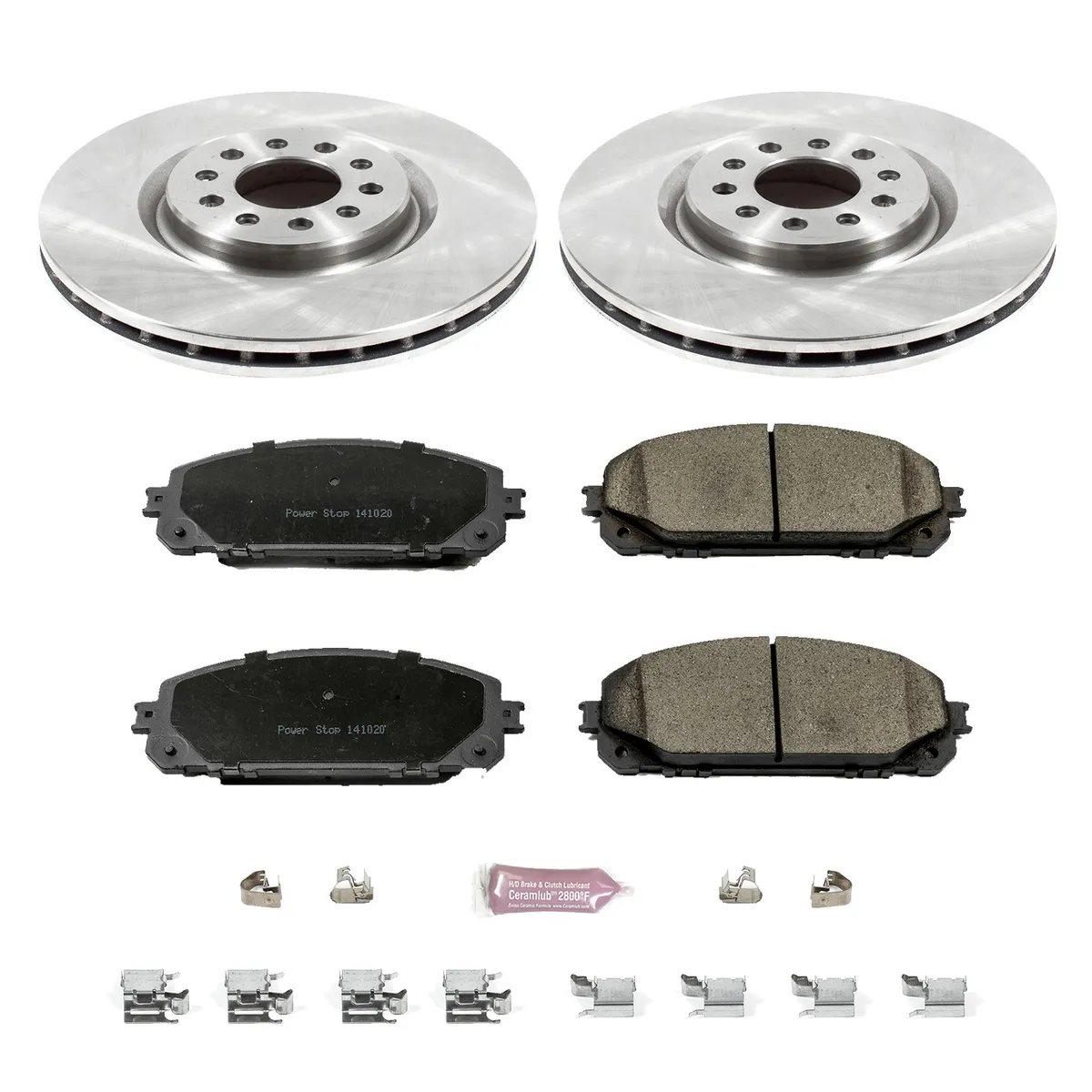 Z17 Direct Replacement Kit: Rotors; Ceramic Pads W/Hardware product image