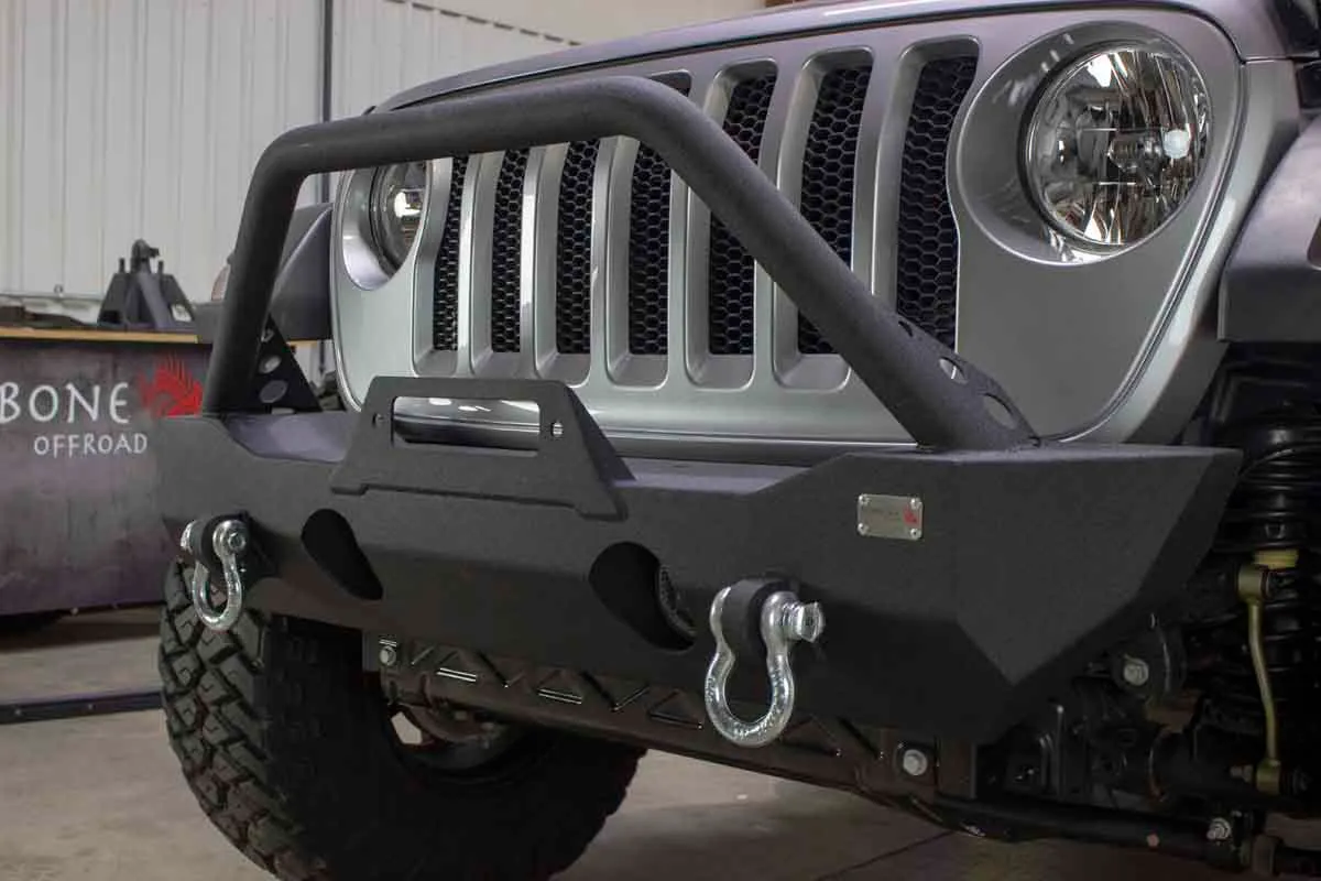 Fishbone Offroad Mako Front Bumper for 2018 & Up Jeep Wrangler/Gladiator FB22090 product image