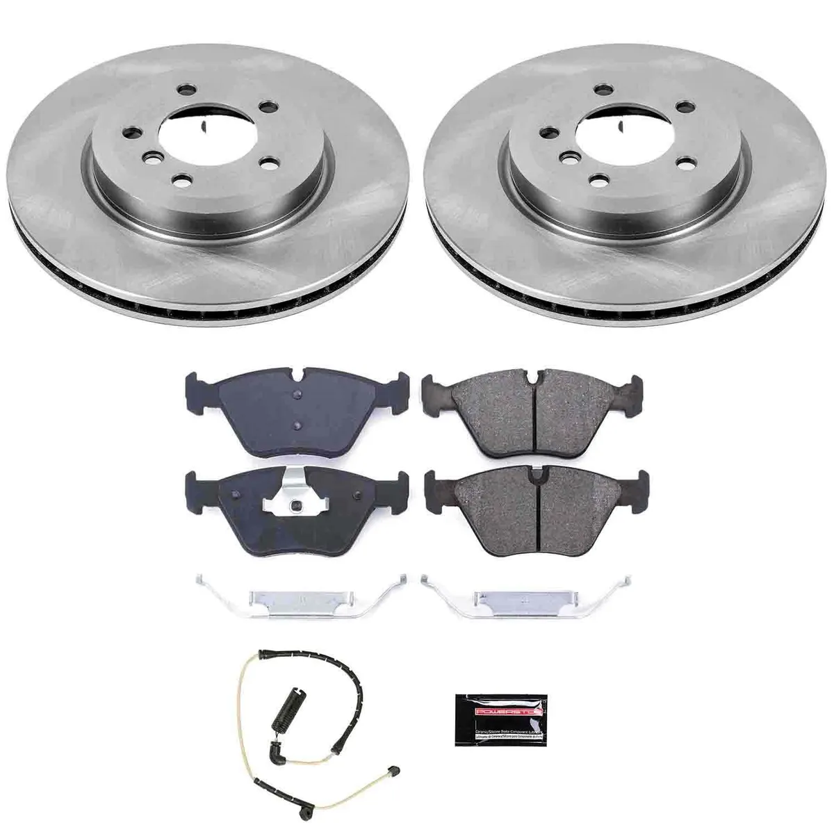 Z17 Direct Replacement Kit: Rotors; Ceramic Pads W/Hardware; Pad Sensors product image