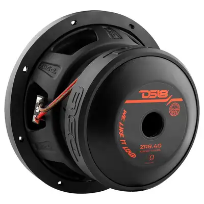 DS18 ZR 8" Subwoofer 450 Watts Rms DVC 4-Ohm