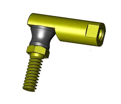 Steinjager Steinjäger 90 Degree Plated Steel Cable Ball Joints M6 x 1.00 x M8 x 1.25 RH 50 Pack