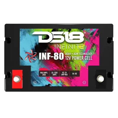 DS18 INFINITE 80 AH AGM Power Cell 12 Volt Battery