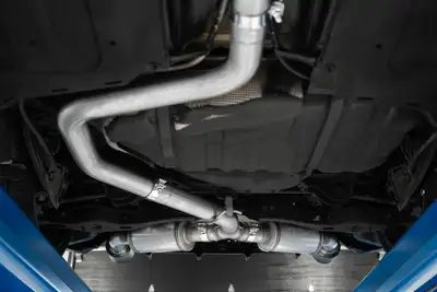 MBRP Exhaust Armor Lite Cat Back Performance Exhaust System; 3 in.; Aluminized Steel; Dual Split Rear; W/5 in. OD. Tips;