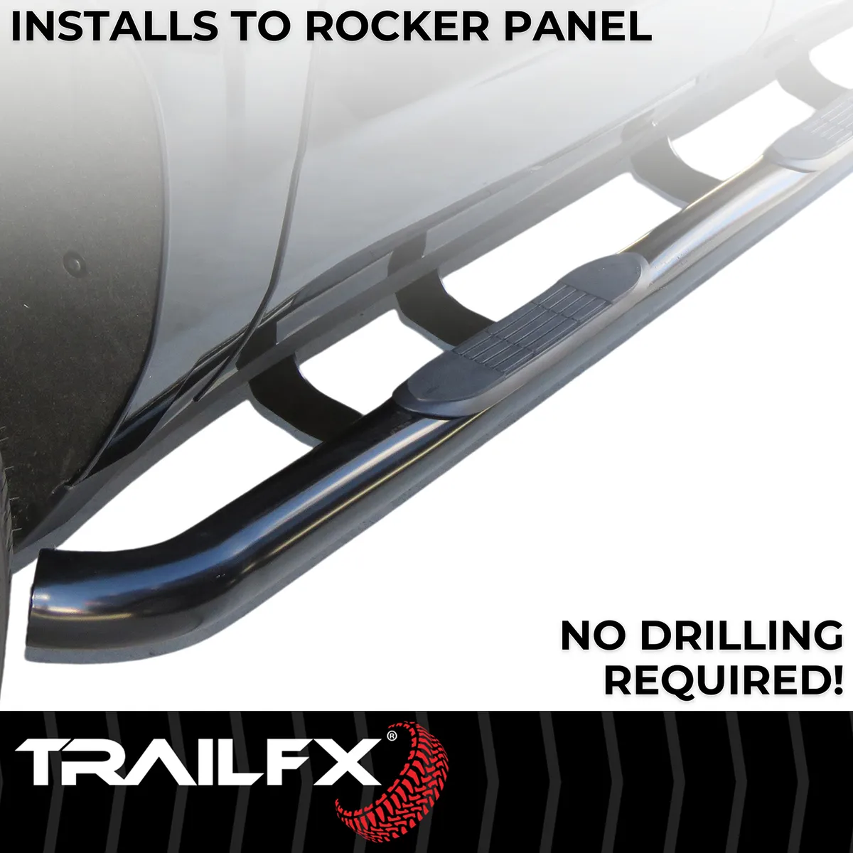 3' Round Nerf Bar Landcruiser product image