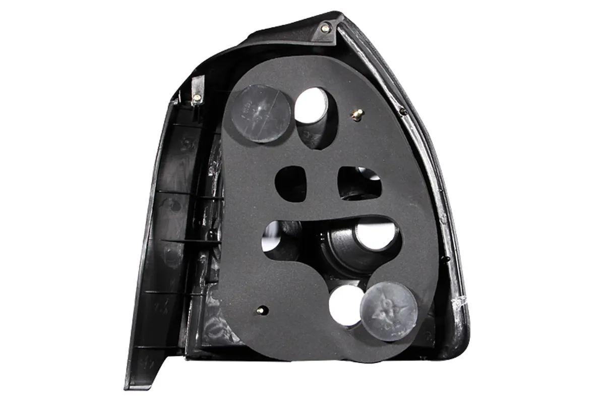 Tail Light Assembly; Clear Lens; Black Housing; Pair; product image